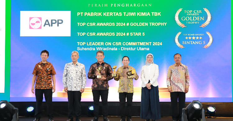 8 Unit Usaha APP Group Sabet Penghargaan Tertinggi TOP CSR Awards 2024