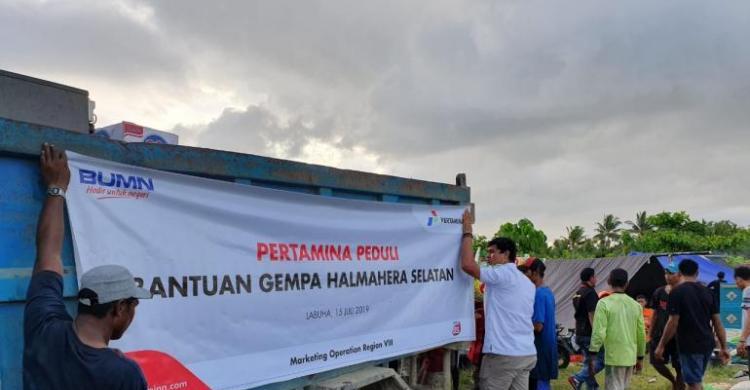 Bantu Korban Gempa Maluku Pertamina Kirim Makanan Dan Peralatan Masak