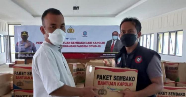 Bantuan Paket Sembako Kapolri Buat Buruh Disalurkan Di Jabar