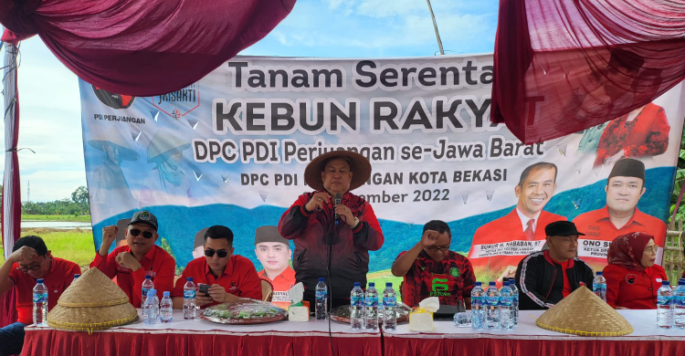 Di Kebon Rakyat Banteng Bekasi Targetkan Hattrick Menang Pemilu