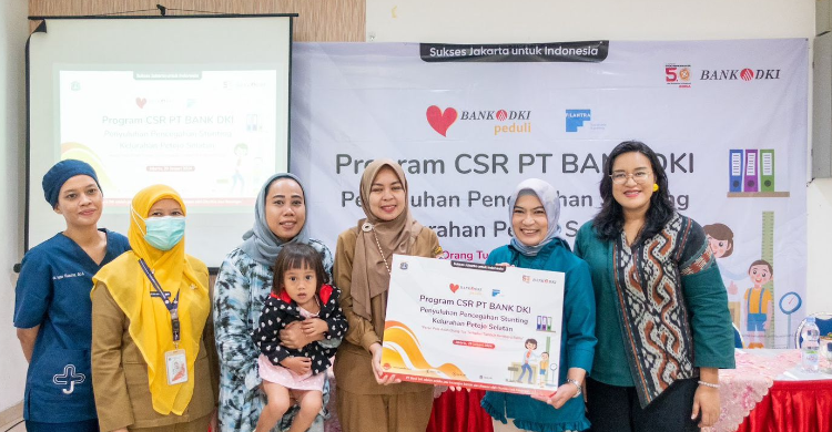 Dukung Program Pemerintah TJSL Bank DKI Fokus Penanganan Stunting