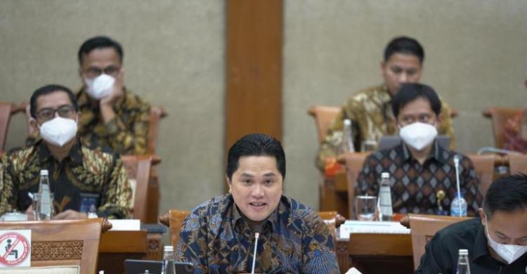 Erick Alhamdulillah Laba Bersih Bumn Tembus Rp T