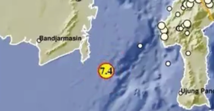 Gempa M7 4 Guncang Tanah Bumbu Kalsel Tidak Berpotensi Tsunami