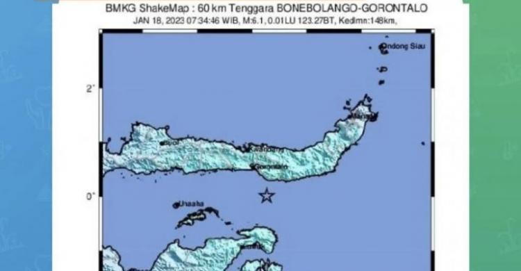 Ini Penjelasan Bmkg Soal Gempa M Yang Guncang Bone Bolango Gorontalo