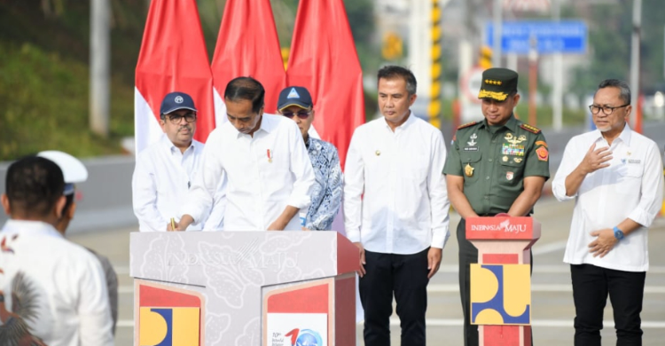 Jokowi Resmikan Jalan Tol Pamulang Cinere Raya Bogor