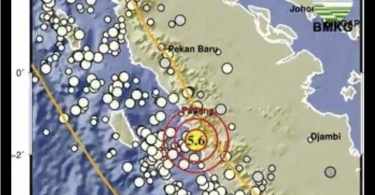 Pesisir Selatan Sumbar Diguncang Gempa M5 6 Tidak Berpotensi Tsunami