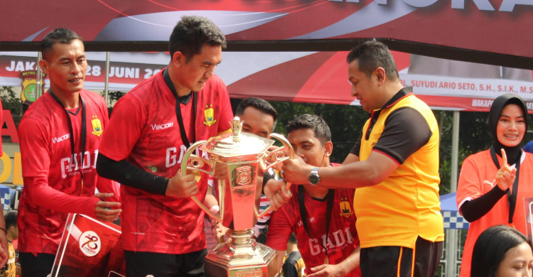 Satuan Brimob Pmj Sabet Juara Mini Soccer Kapolda Cup