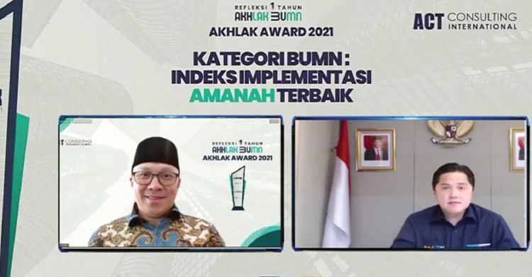 Taspen Raih Penghargaan Di Ajang Akhlak Award