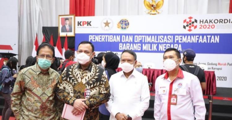 Wujudkan Transparasi Menpora KPK Koordinasi Optimalkan Pemanfaatan BMN