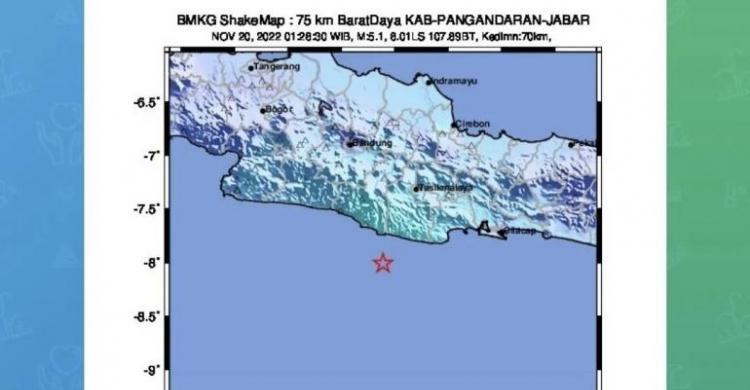 Bmkg Pastikan Gempa Garut Tak Berpotensi Tsunami