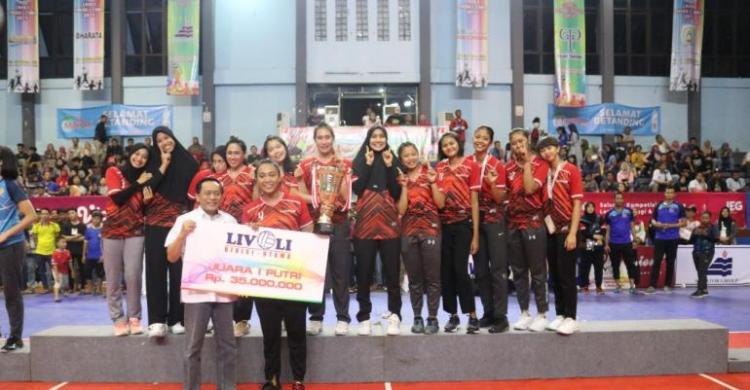 Putri Bank Jatim Dan Petrokimia Awali Liga Voli Indonesia Divisi Utama