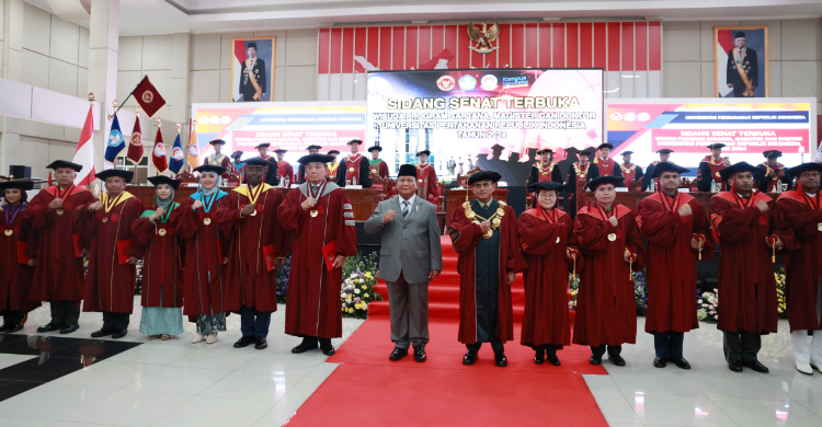 Wisuda 573 Mahasiswa Unhan  Prabowo  Indonesia Harus Kejar Penguasaan STEM