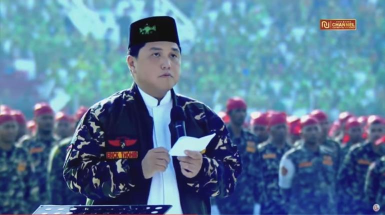 Erick Izin Bapak Presiden Hari Ini Saya Pakai Baju Banser Nu