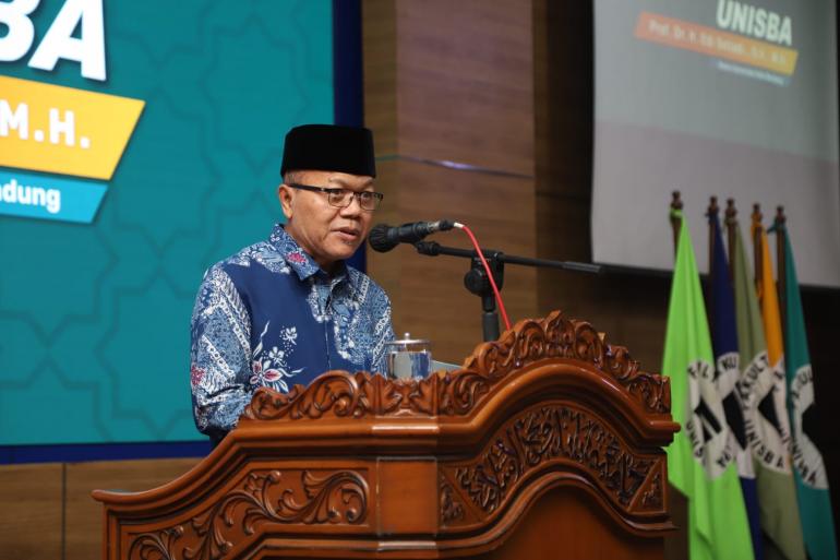 Gelar Halal Bihalal Rektor Unisba Ajak Civitas Akademika Tingkatkan