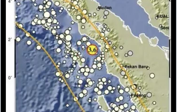 Gempa Terkini Magnitudo Guncang Sibolga Sumatera Utara