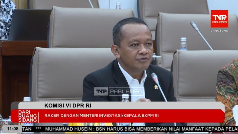 Heran Anggaran Turun Tajam Bahlil Minta Dpr Panggil Menkeu Dan Kepala