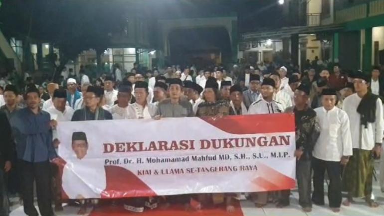 Kiai Dan Ajengan Se Tangerang Raya Dukung Ganjar Mahfud