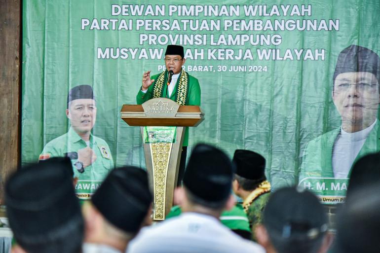 Konsolidasi Pilkada 2024 Plt Ketum PPP Hadir Di Pesisir Barat Lampung