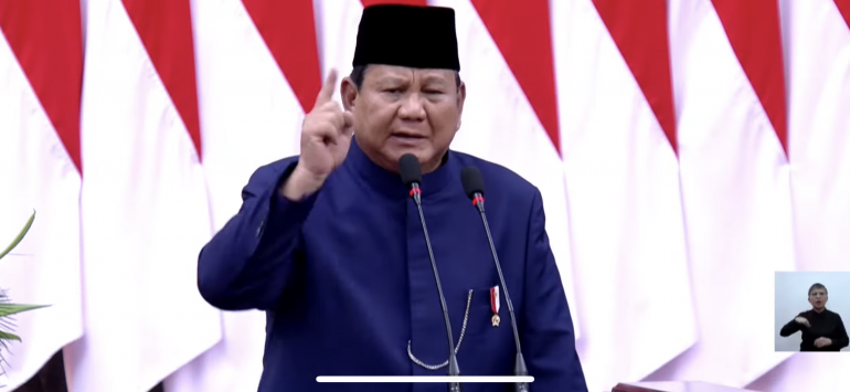 Pidato Pertama Usai Pelantikan Presiden Prabowo Tegas Dukung Palestina