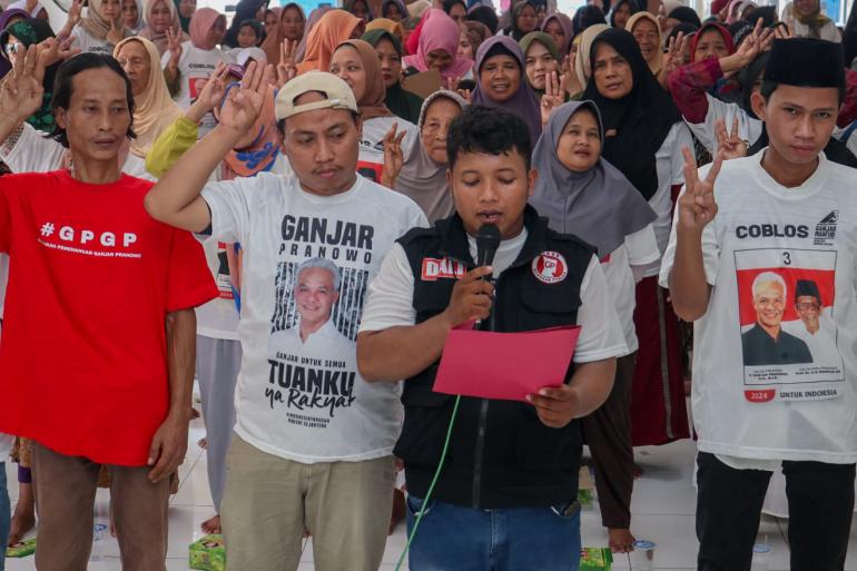 Poros Gerakan Pemuda Di Tangerang Deklarasi Dukung Ganjar Mahfud Di