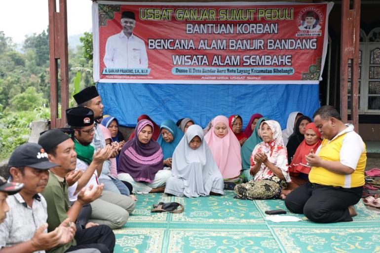 Respons Cepat Bencana Alam Di Sembahe Usbat Ganjar Sumut Terjun