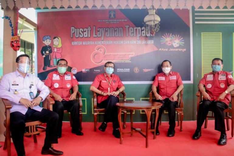 Tingkatkan Pelayanan Publik Kemenkumham Resmikan Pos Yankomas Dan