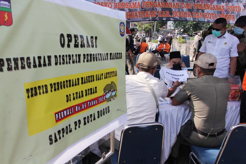 Operasi Masker Gabungan Di Bogor