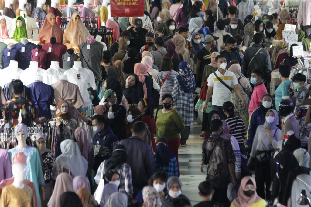 Pasar Tanah Abang Sudah Ramai Pengunjung