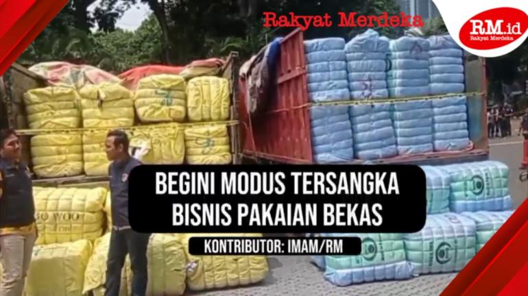 Dua Modus Penyelundupan Pakaian Bekas