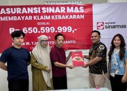 Asuransi Sinar Mas Bayar Klaim Kebakaran Rp 650 Juta Dalam 2 Hari