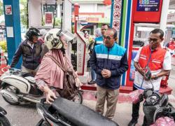 BPH Migas Kawal Pertamina Patra Niaga Sumbagut, Antrean BBM di Medan Terurai