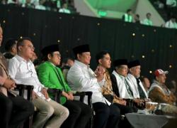 Dasco-Bahlil-Imin Bersama di Harlah ke-28 PKB Candaan Presiden: Kalau 3 Kancil Bersatu, Repot…