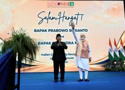 Di Depan Modi, Prabowo Cerita Hubungan Panjang Indonesia dan India