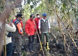 Di Tengah Cek Karhutla Kalsel, Menhut Gelar Rapat Mendadak Penguatan Penanganan