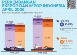 Ekspor-Impor Naik, Neraca Dagang RI Surplus 1,6 T