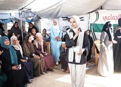 Gaza Bikin ‘Ruang Aman’ Di Tengah Gempuran Israel Ibu-ibu Curhat Dan Pulihkan Trauma Di Bawah Tenda