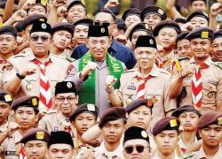 Hadiri Apel Kebangsaan Kemah Nasional PUI Kapolri: Pramuka Jadi Wadah Generasi Muda Masa Depan