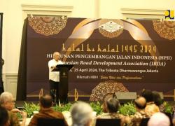 Hadiri Halal Bihalal HPJI, Menteri Basuki Soroti Tol Kayu Agung-Palembang