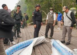 Hingga Malam, Menhut Pimpin Pemadaman Karhutla Tanjung Puting