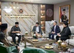 Menhaj Terima Kunjungan Dubes Yordania, Bahas Peluang Wisata Jemaah Indonesia