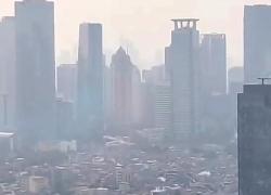 Pantauan Jurnalis Rakyat Merdeka Dari Gedung Bertingkat Udara Di Jakarta Berasap, Masuk Kategori Tak Sehat