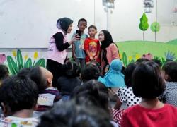 Peringati Hari Anak Nasional Srikandi PLN EPI Edukasi Kelistrikan Di Sekolah Anak Jalanan