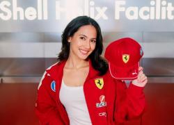 Pevita Pearce, Syuting Bareng Lewis Hamilton Dan Leclerc