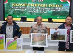 Polda Riau Bongkar 37 Kasus, Karhutla Ada Yang Disengaja Untuk Buka Lahan