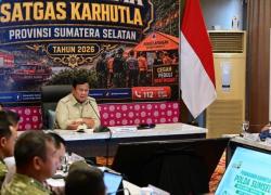Prabowo Pastikan Kebutuhan Petugas Karhutla Dipenuhi, Tambah Pompa-Alat Berat