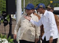 Prabowo Resmikan Jalan Daerah, Lebarnya Kini Capai 8 Meter
