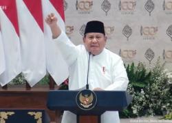 Prabowo Teriak Free Palestine di Gontor, Dapat Keffiyeh Dari Dubes Palestina