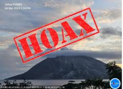 Pulau Tagulandang Nyaris Tenggelam Karena Erupsi Gunung Ruang? Itu Mah Hoax