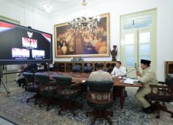 Resmikan 3.395 Jembatan & 3.000 Sumber Air, Prabowo Puji TNI-Polri