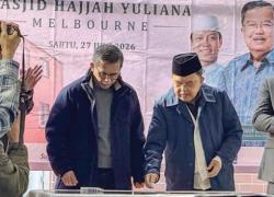 Resmikan Pembangunan Masjid Hajjah Yuliana Di Melbourne JK Apresiasi Semangat Gotong Royong Diaspora